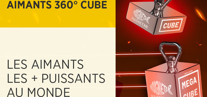 Aimants Magnetar 360° Cube et MegaCube : Le Choix Ultime pour la Pêche à l'Aimant