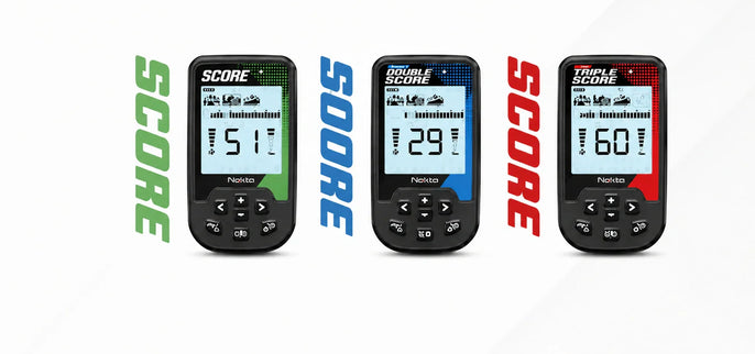 Comparatif Nokta Score, Double Score et Triple Score : différences, performances et conseils pour choisir le détecteur de métaux le plus adapté à votre niveau et à votre budget.