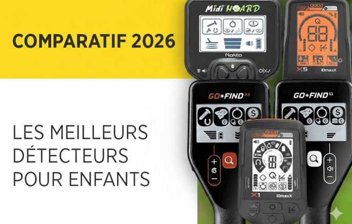 Les meilleurs détecteurs de métaux pour enfant : comparatif 2026