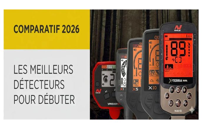 Comparatif des meilleurs détecteurs de métaux pour débuter avec plusieurs modèles destinés aux utilisateurs débutants.