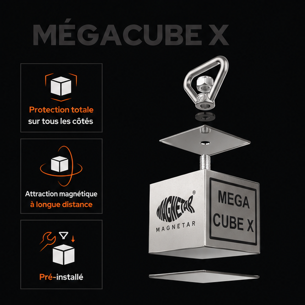 Pack Aimant Magnetar 360° MegaCube X - 900 kg