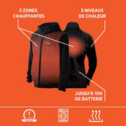 Magnetar - Sweat-shirt chauffant à capuche