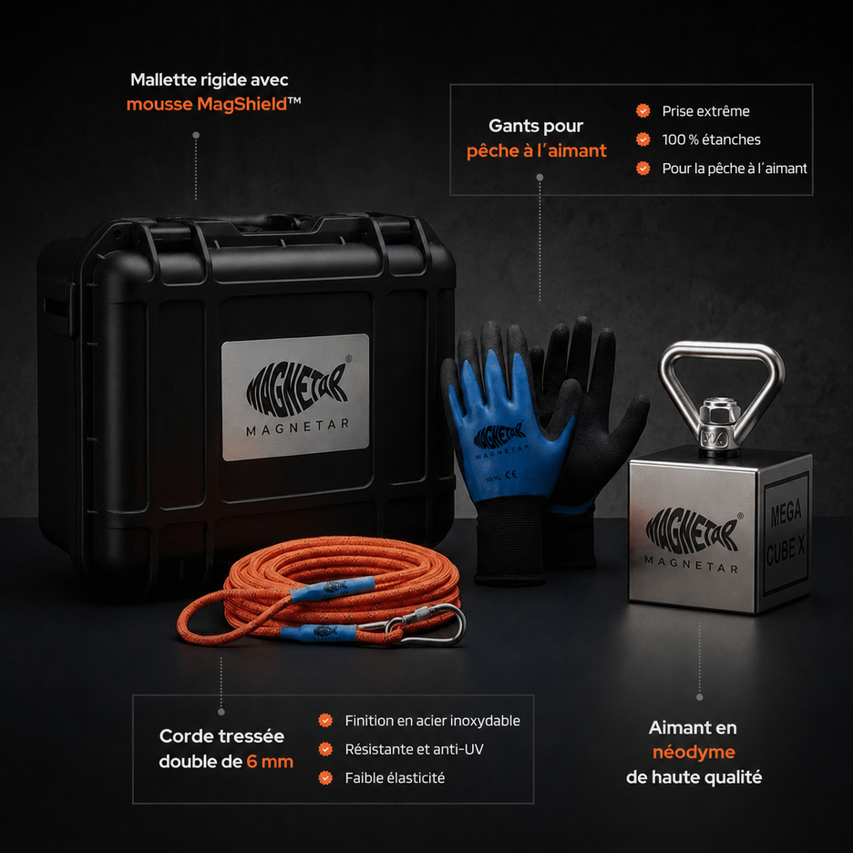 Pack Aimant Magnetar 360° MegaCube X - 900 kg