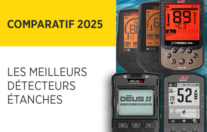 Les meilleurs détecteurs de métaux étanches en 2025