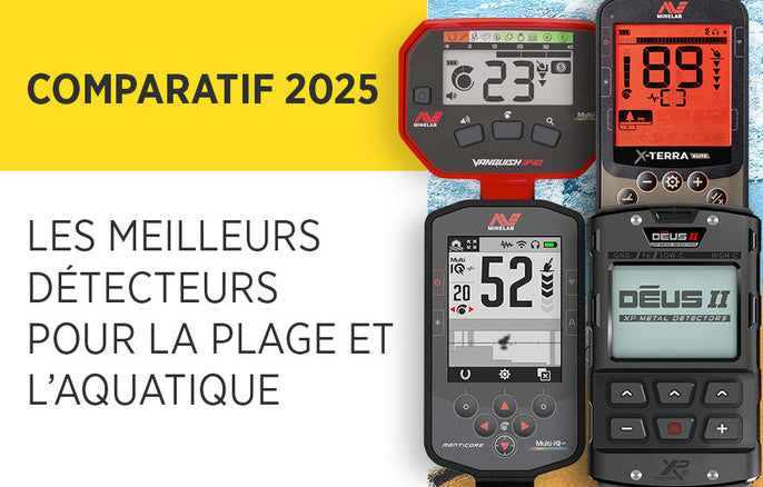 Quels sont les meilleurs détecteurs de métaux pour la plage et l'aquatique en 2025 ?