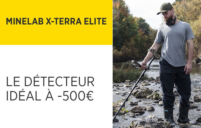 Nouveau Détecteur Minelab X-Terra Elite : Le parfait détecteur à moins de 500 euros.