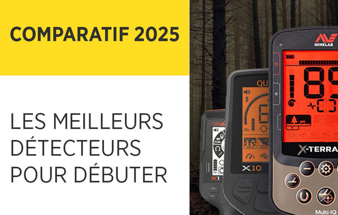 Les meilleurs détecteurs de métaux pour débuter : Comparatif