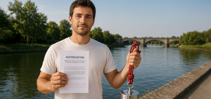 Le modèle d’autorisation pour pratiquer la pêche à l’aimant