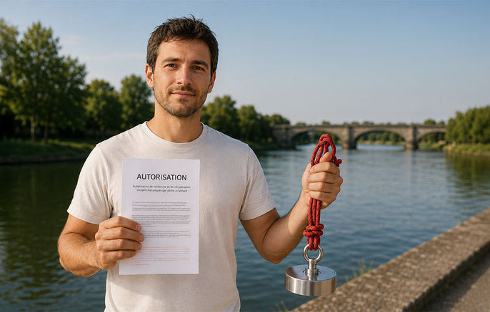 Le modèle d’autorisation pour pratiquer la pêche à l’aimant
