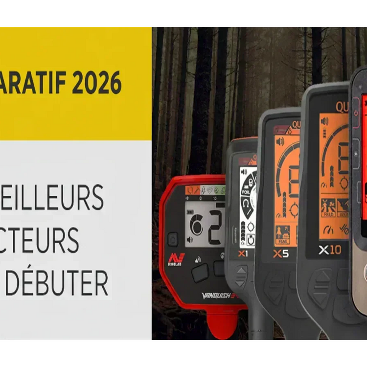 Comparatif des meilleurs détecteurs de métaux pour débuter avec plusieurs modèles destinés aux utilisateurs débutants.