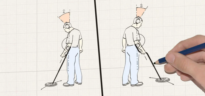 Canne détecteur de métaux : canne droite vs canne en S, quel impact sur votre confort ?