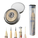 Set de 5 crayons grattoirs + Cire de protection