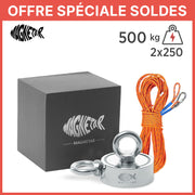 Pack Aimant Néodyme Bulldog 500 kg