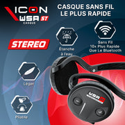 Détecteur XP ICON - Télécommande, disque 28cm FMF, casque WSA ST